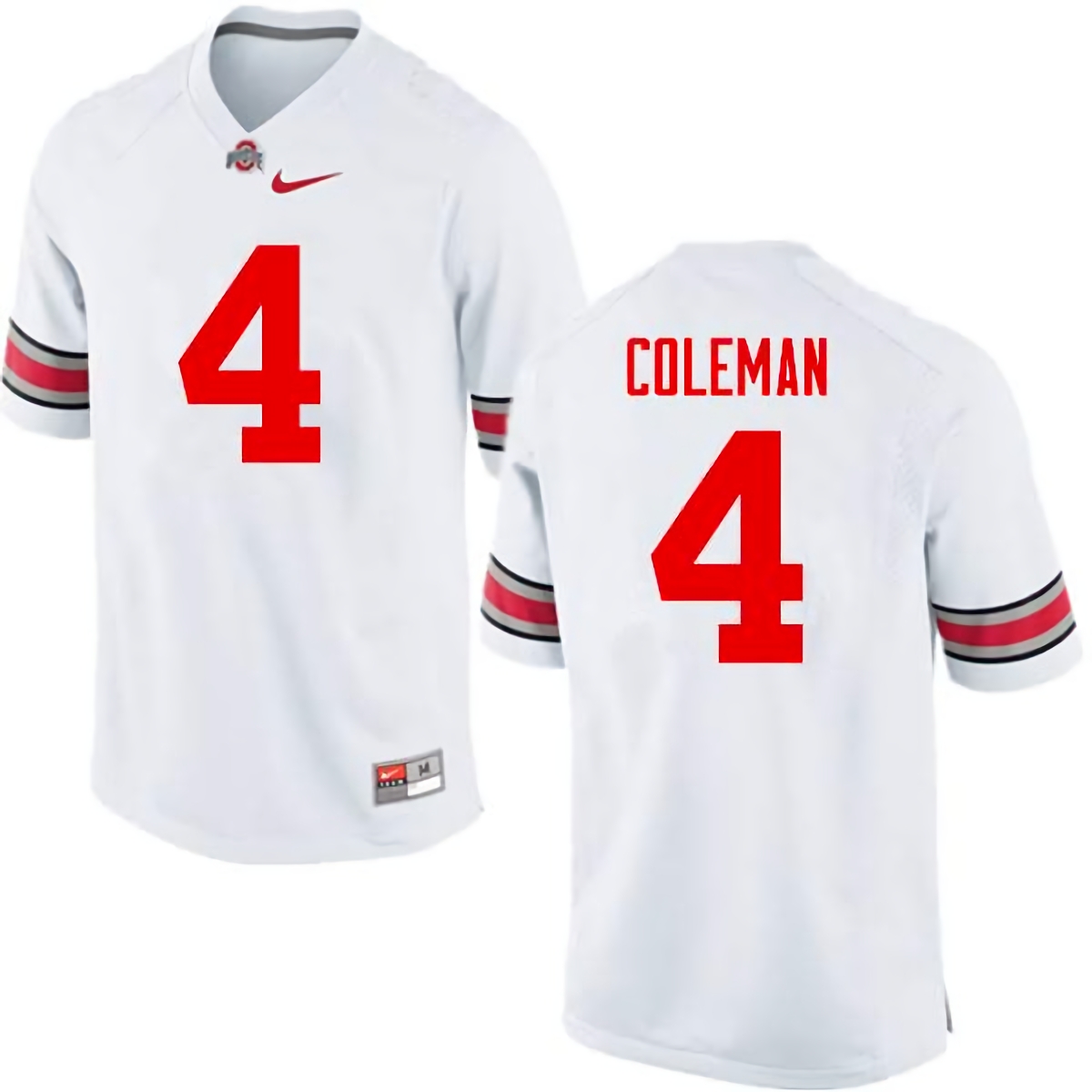 Kurt Coleman Ohio State Buckeyes Men's NCAA #4 Nike White College Stitched Football Jersey BCX3656PD